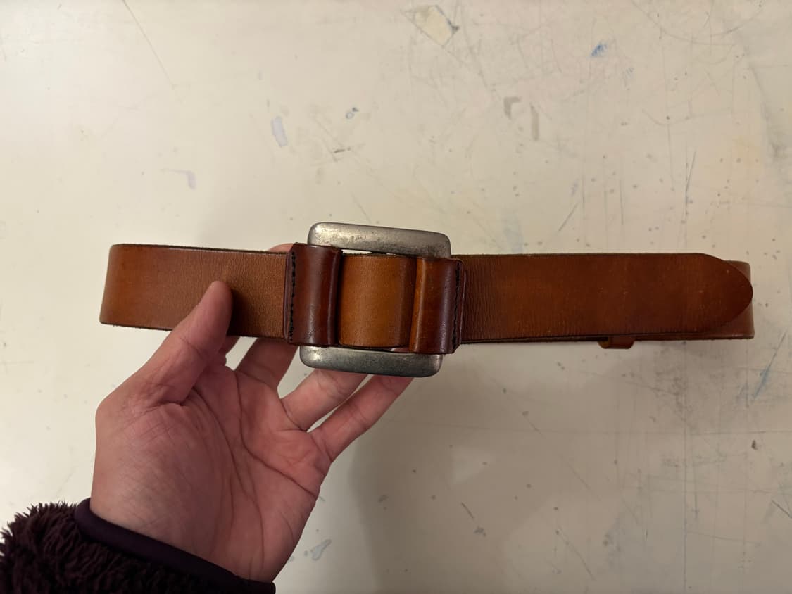 Vtg belt brown 상품이미지1