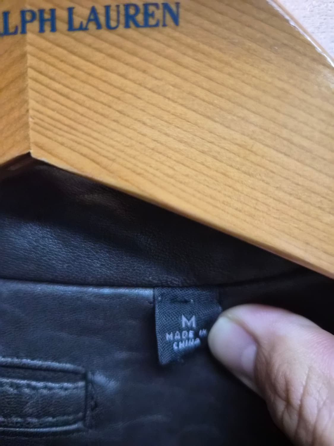 M) 라운드트리 램스킨 레더 자켓 팝니다 상품이미지6