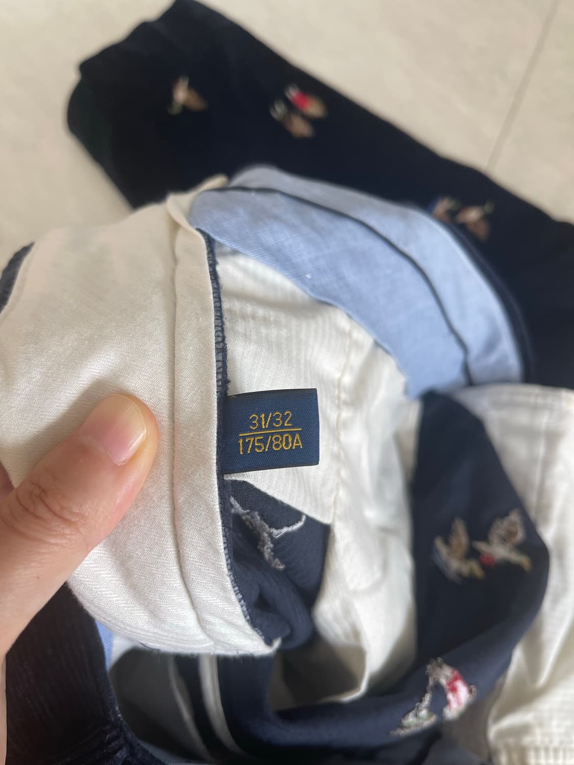 폴로 클래식핏 정품 코듀로이 바지 32 상품이미지7