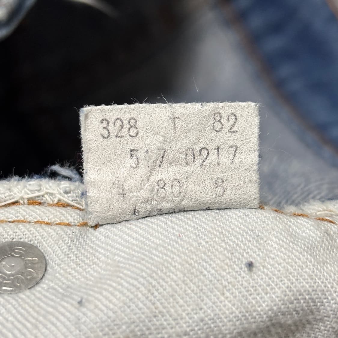 80s 빈티지 리바이스 517 66 후기 허리42cm 상품이미지8