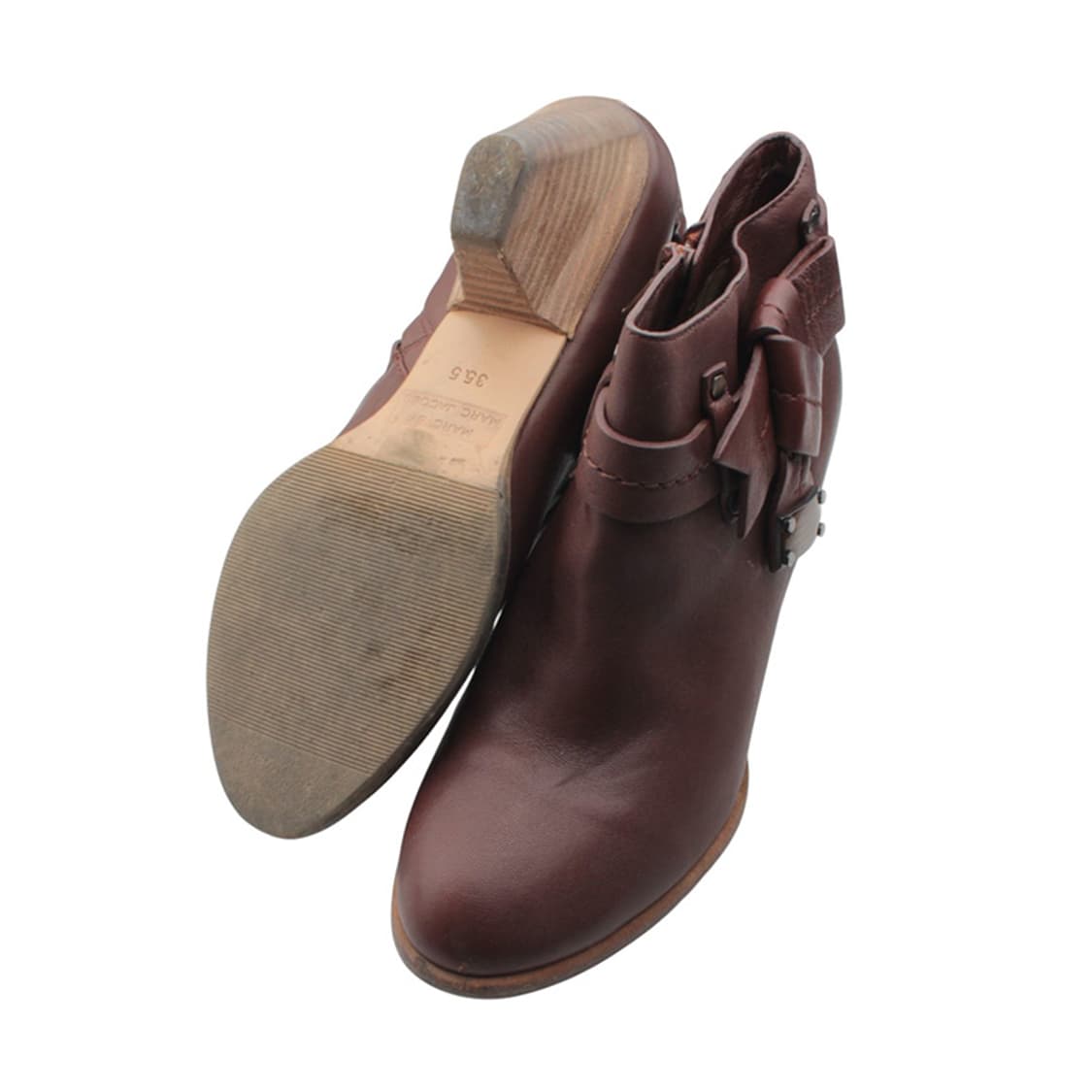 마크 바이 마크 브라운 레더 부티 44 상품이미지3