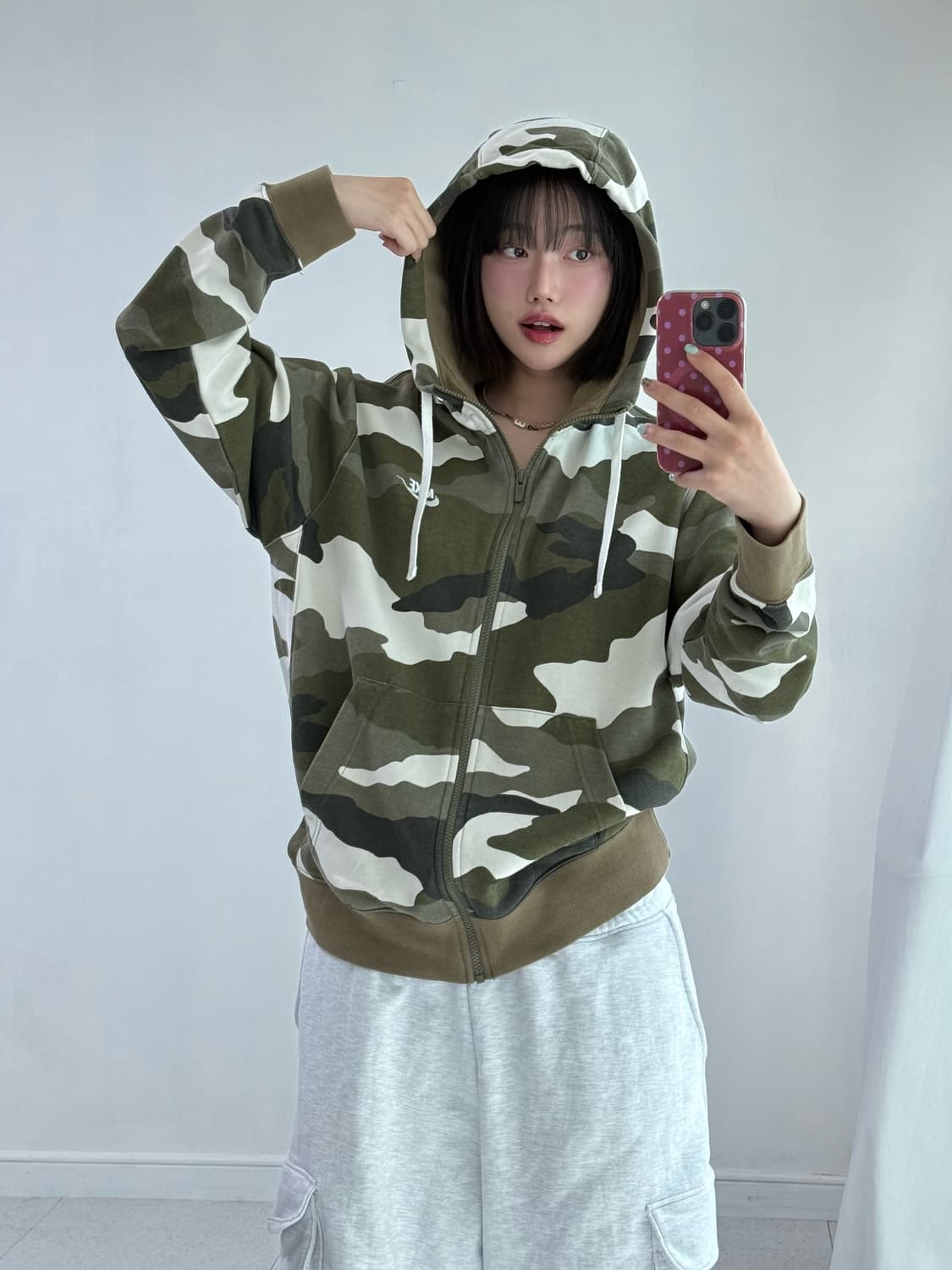 나이키 카모 후드집업 상품이미지1