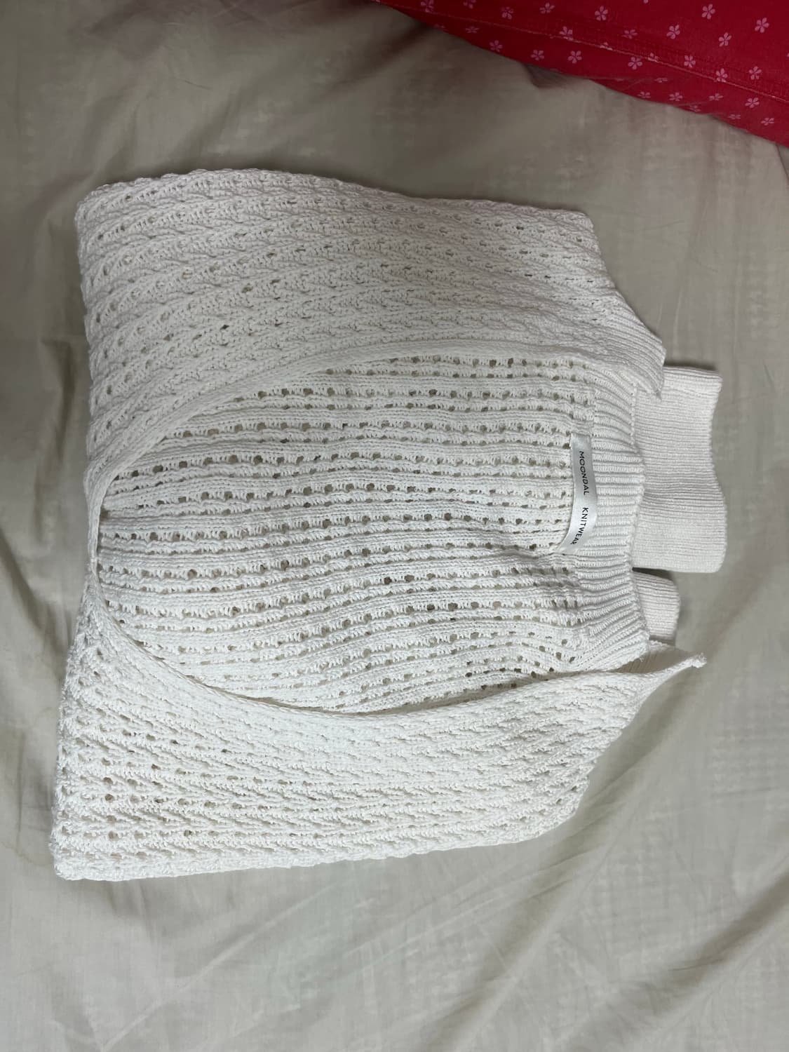 Scotch Netting Knit in White M 상품이미지5