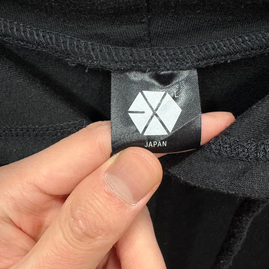 2015 엑소 일본 한정판 팬클럽 굿드 후드티 블랙 상품이미지7