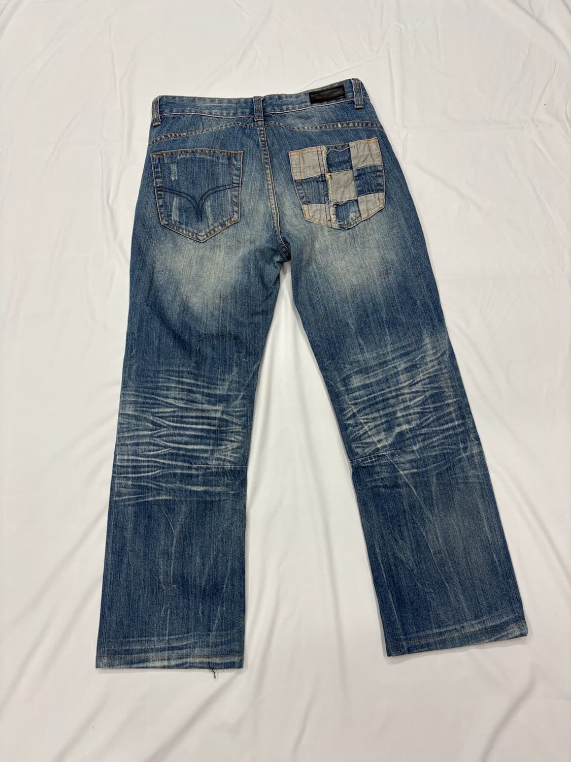 탑스웨이크 디스트로이드 빈티지 패치워크 데님 팬츠 상품이미지6