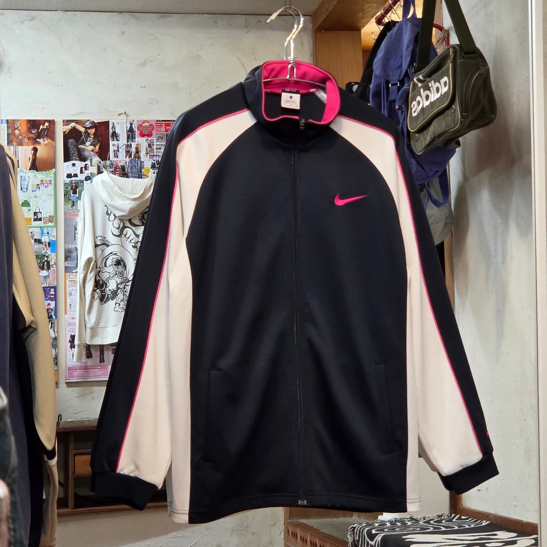 나이키 일본판 핑크 네이비 져지 트랙탑 상품이미지1