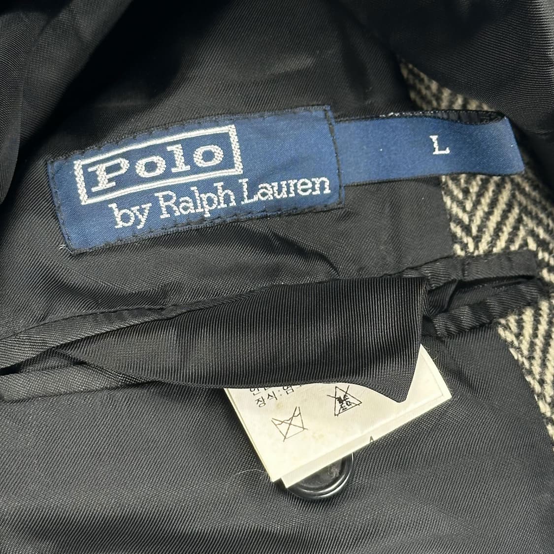 made in ITALY 폴로 랄프로렌 헤링본 블레이져 L 상품이미지5