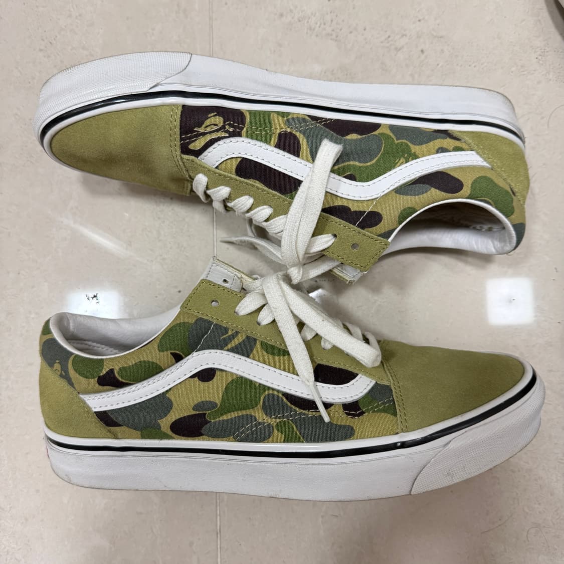 반스 x 베이프 올드스쿨 36 DX ABC 카모(280) 상품이미지1