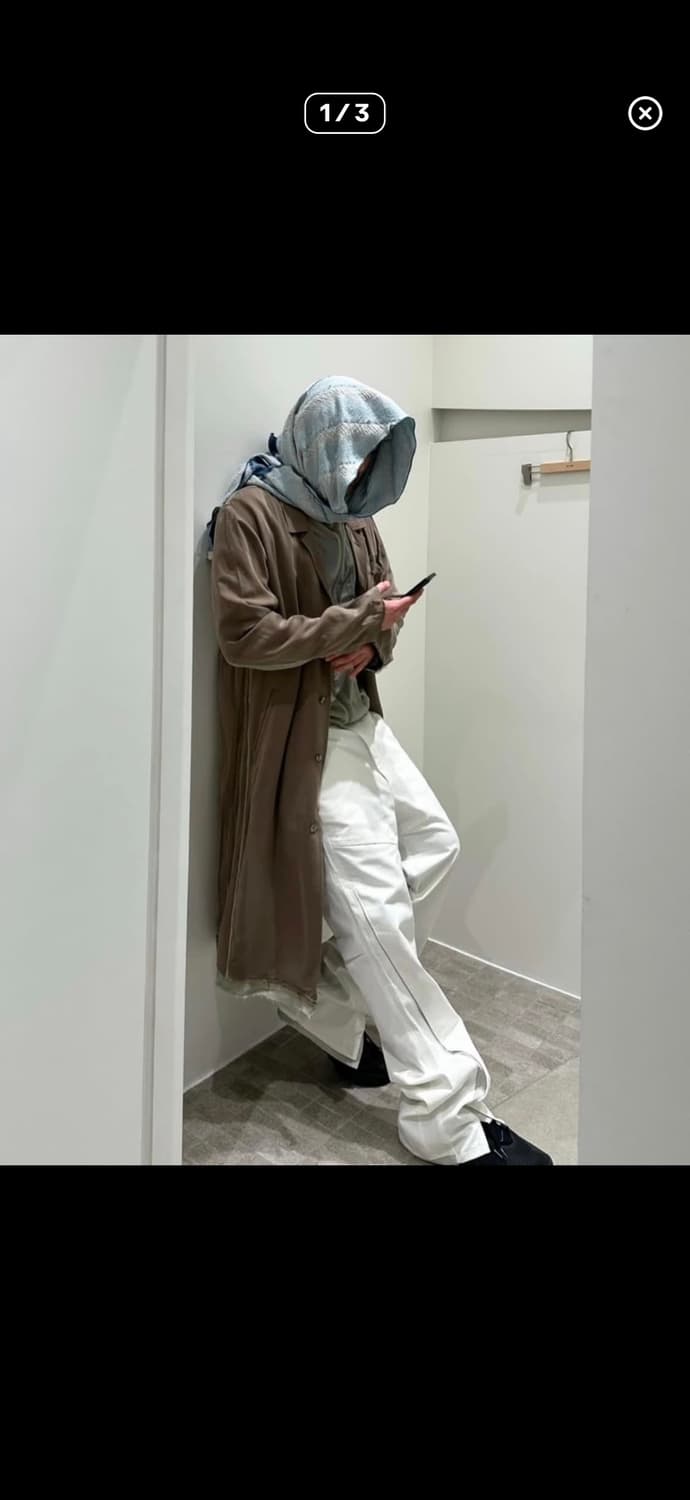 xlim 스카프 아이스 블루 새상품 상품이미지1