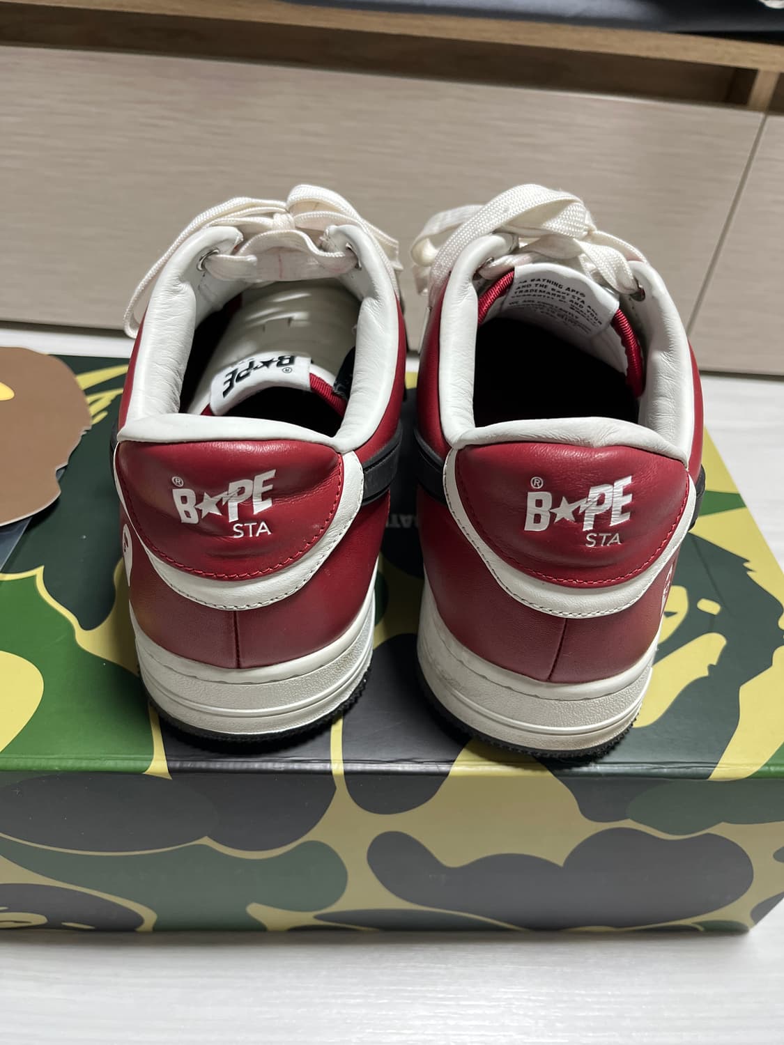 BAPE Bape Sta OS #2 M2 Bright Red 상품이미지3