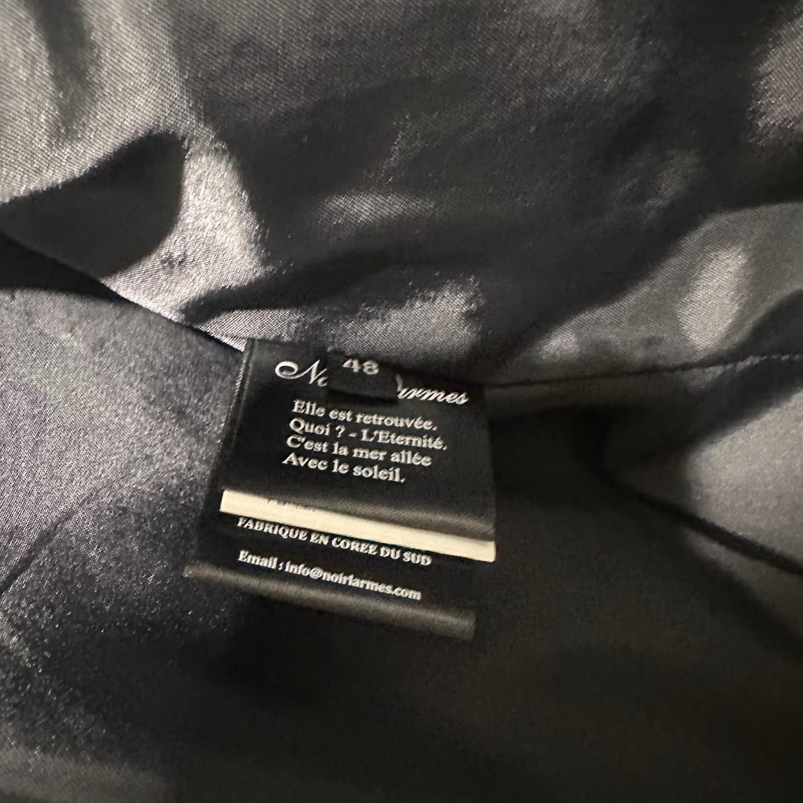 느와르라르메스 레더 자켓 상품이미지7