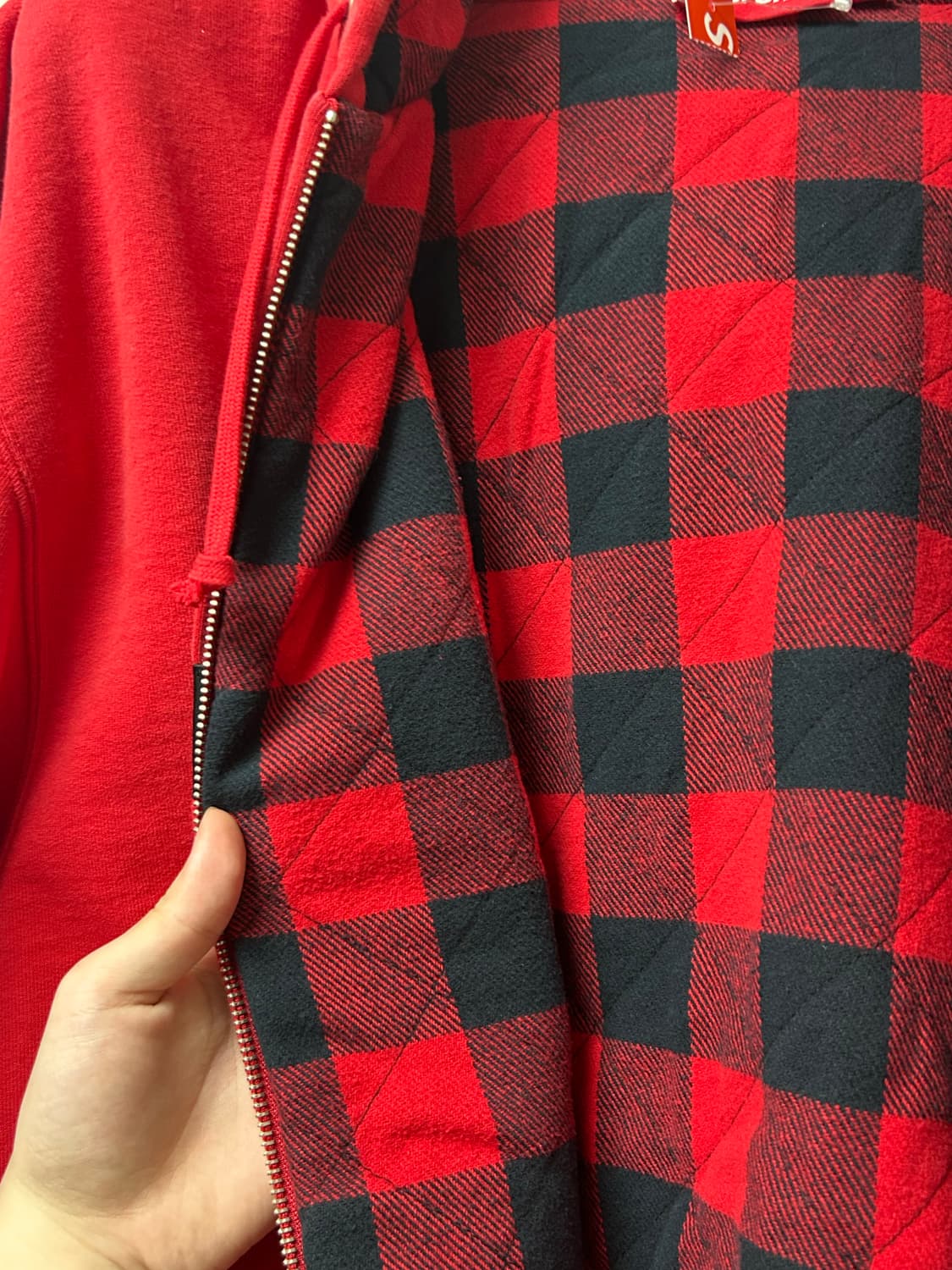 슈프림 살렘 퀄티드집업 L 상품이미지4