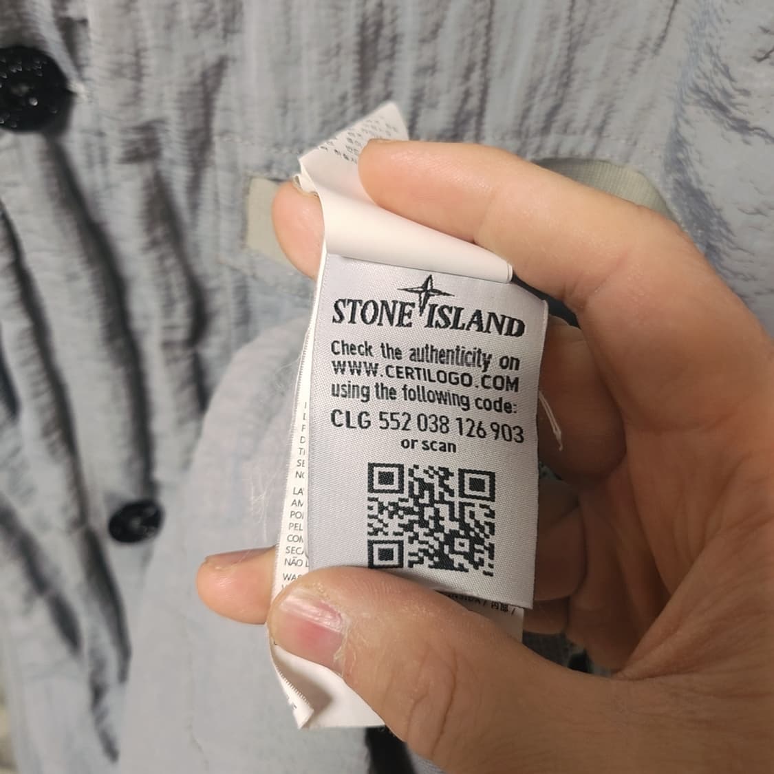 [2XL] 스톤아일랜드 시어서커 자켓 바람막이 상품이미지6