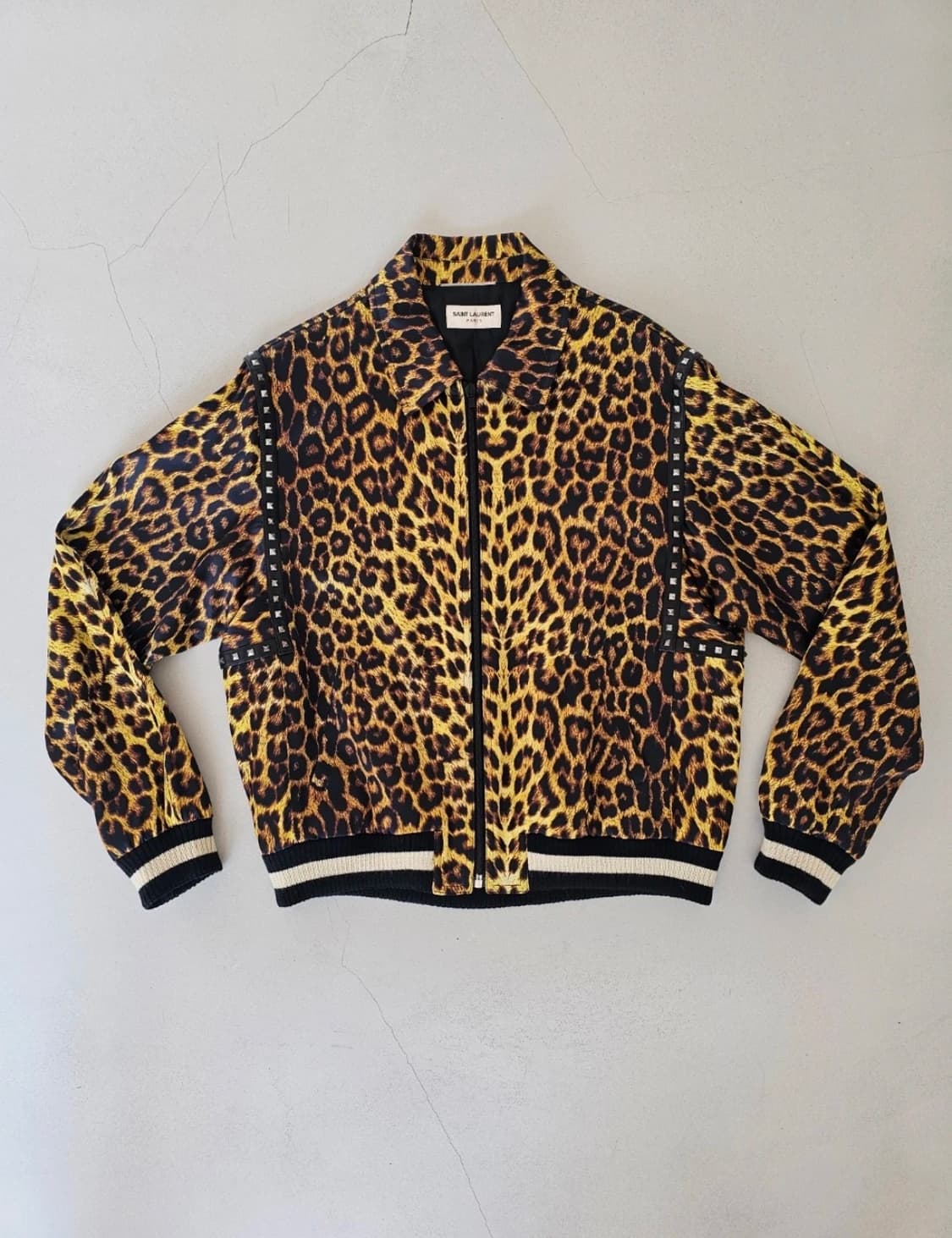 15ss 생로랑 에디슬리먼 레오파드 블루종 자켓 50 상품이미지1