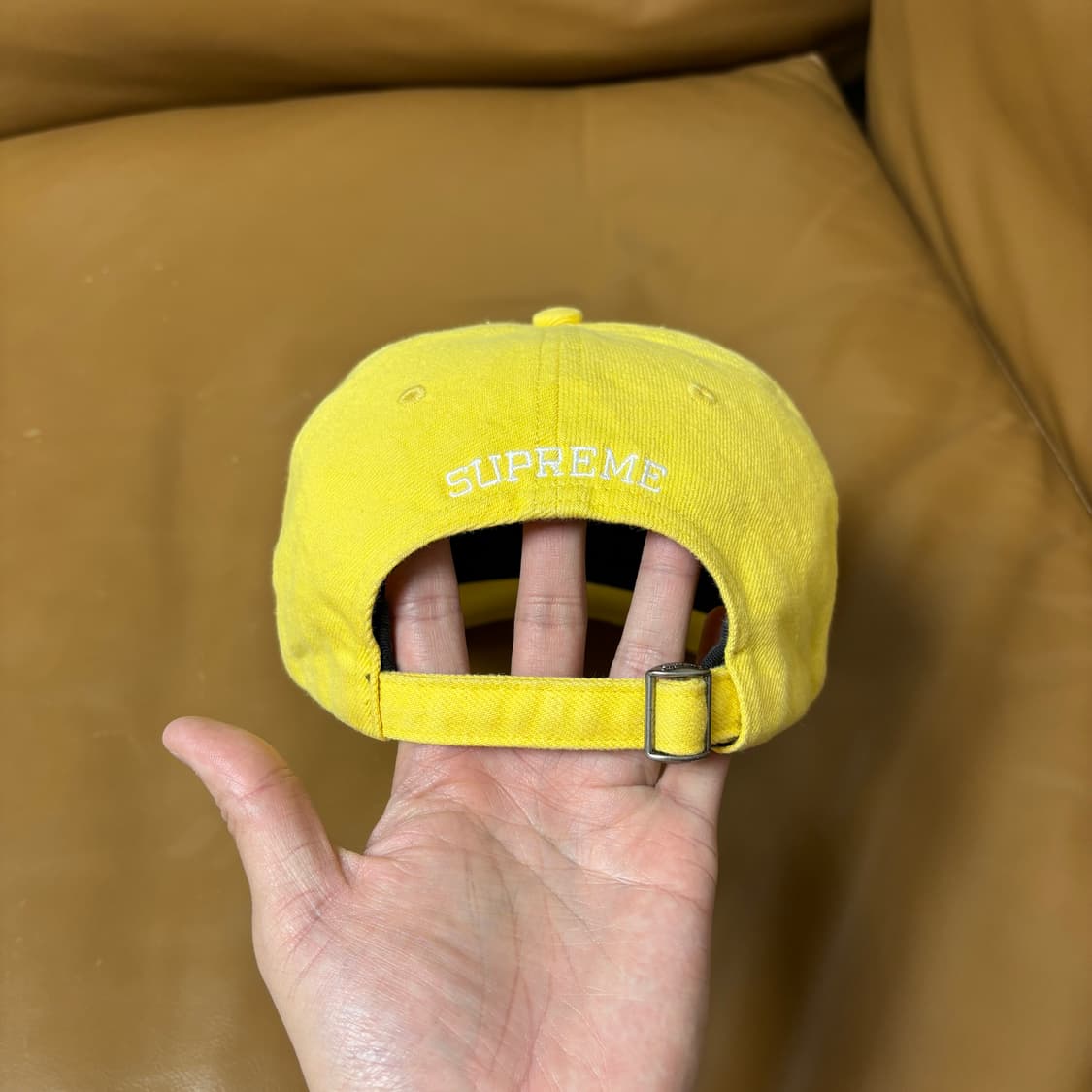 슈프림 S로고 볼캡 모자 22SS 케블라 옐로우 상품이미지10