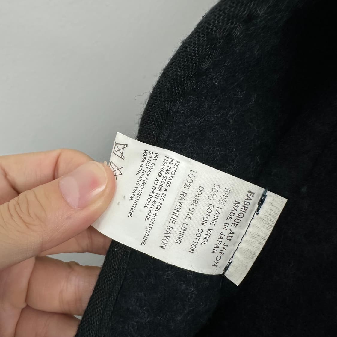 요지야마모토 더블페이스 아카이브 울 자켓 상품이미지10