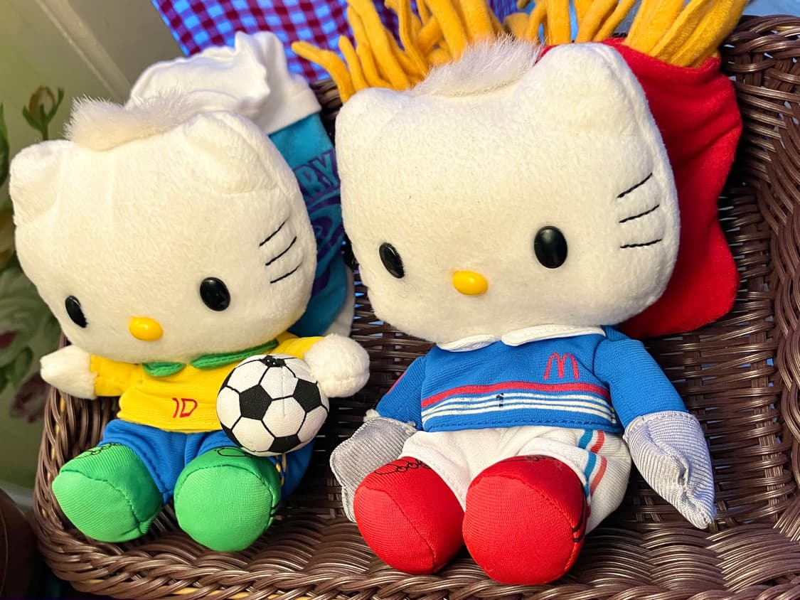 고전 2002년 맥도날드 키티 리버시블 플러시,디어 다니엘  상품이미지3