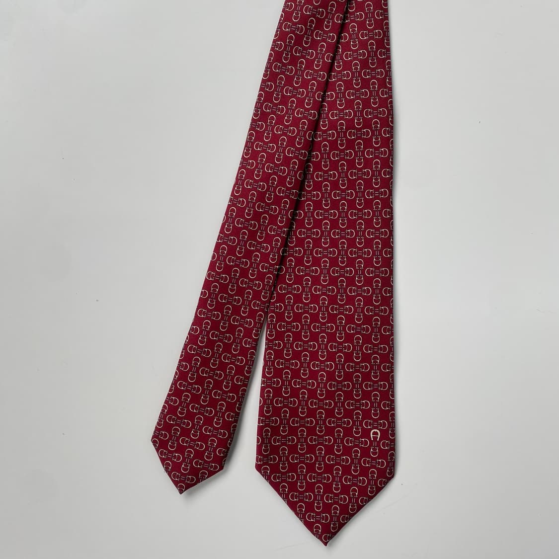 아이그너(AIGNER) 모노그램 정품 명품넥타이 8.3cm 상품이미지1
