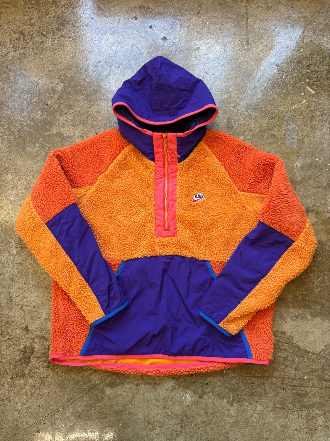 나이키 쉐르파 플리스 아노락 후디 상품이미지1