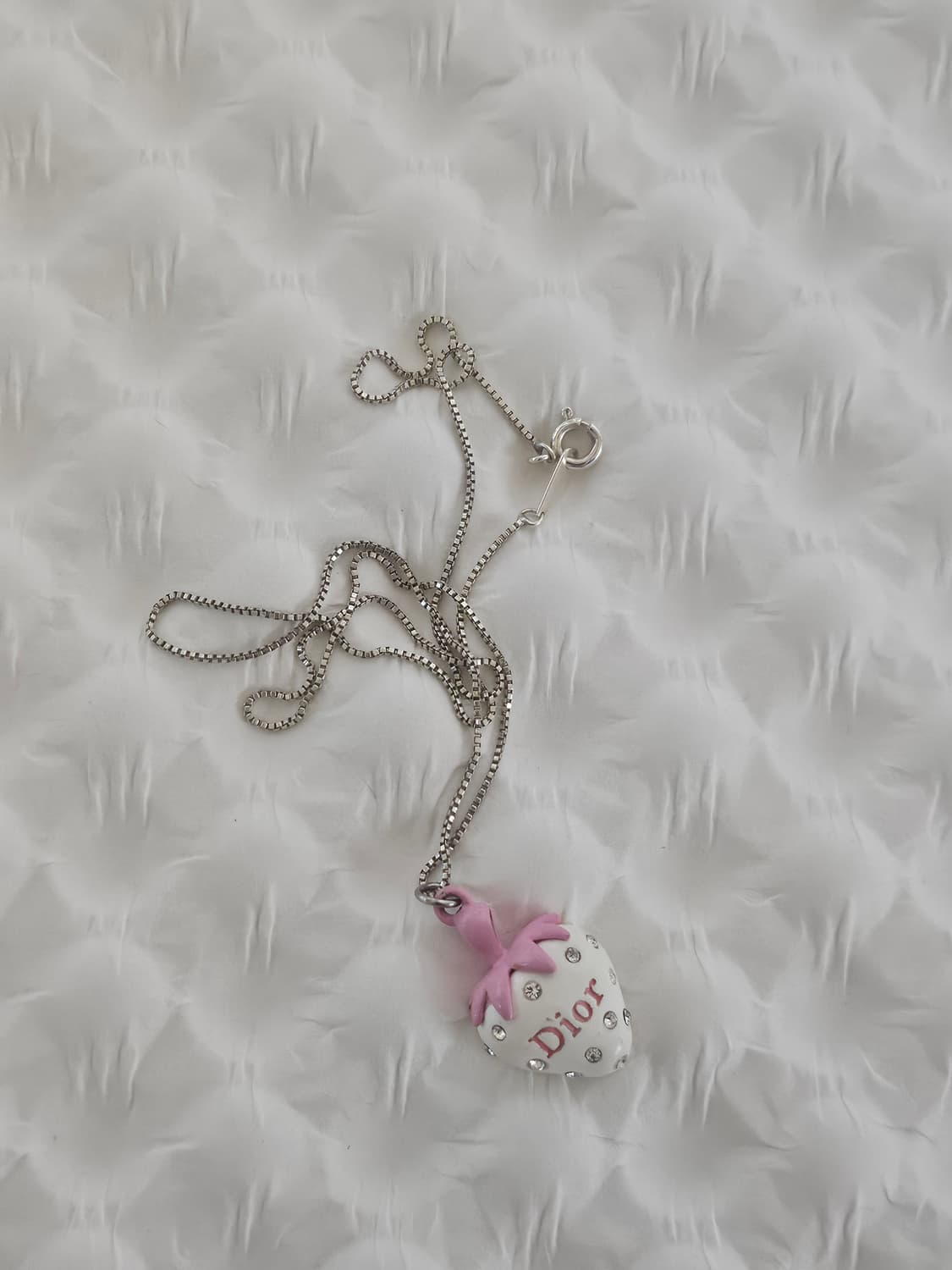 925실버 디올 정품 빈티지 업사이클링 목걸이 상품이미지1