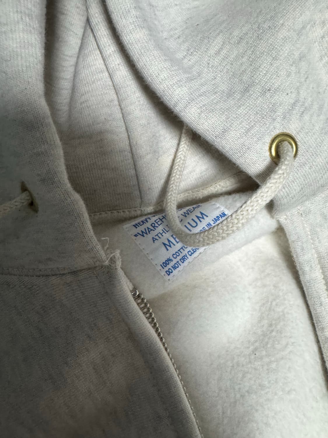 웨어하우스 후드집업 멜란지그레이 M 상품이미지4