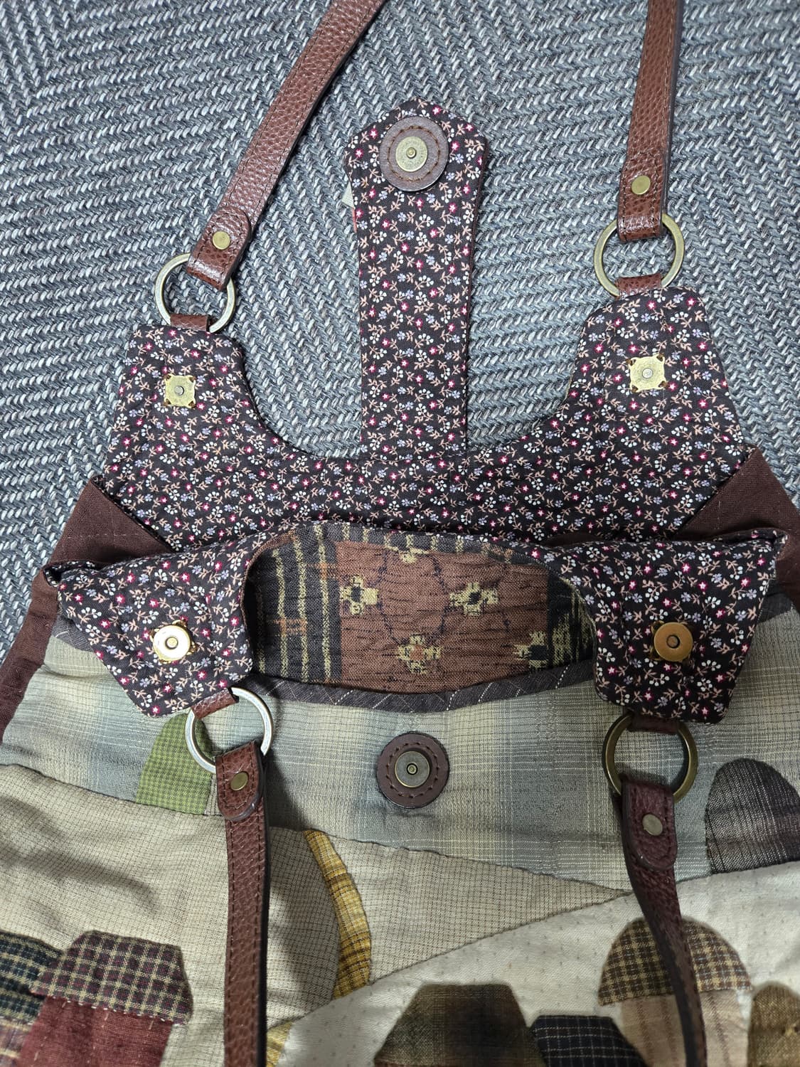 퀼트 가방 숄더백 핸드메이드 가방 상품이미지7