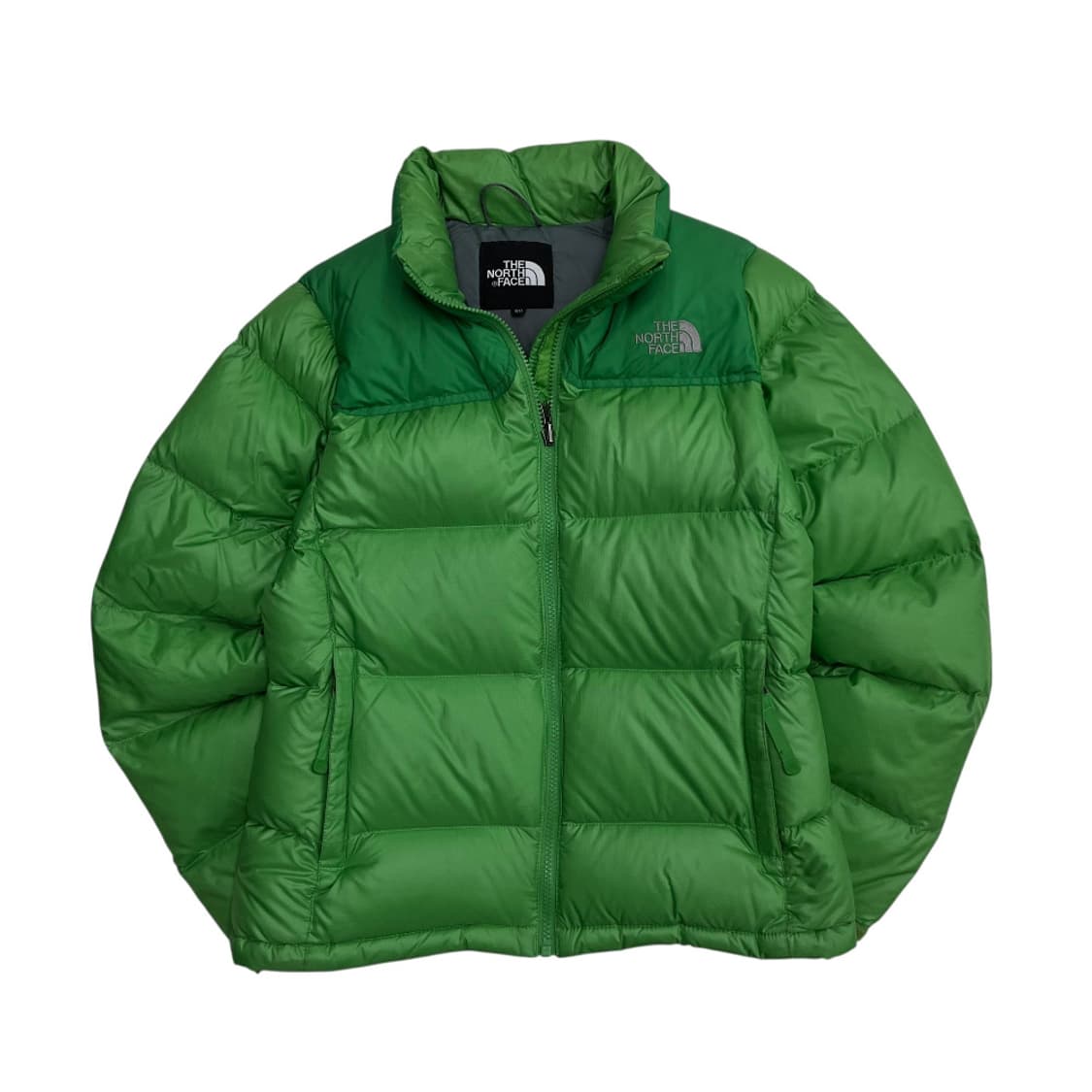 노스페이스 로고 라이트그린 패딩 80 상품이미지2