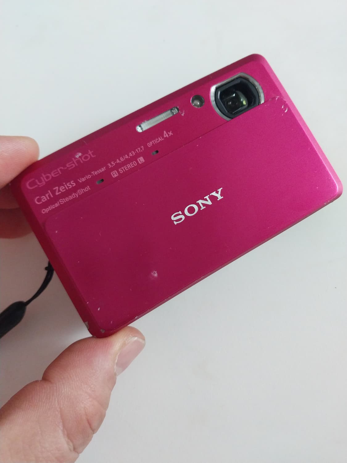 소니 사이버샷 dsc-tx9 빈티지 핑크 디지털카메라 상품이미지2