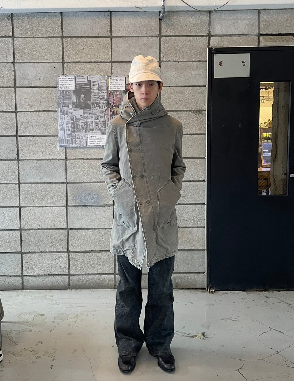 준하시모토 밀리터리 랩 코트 상품이미지3