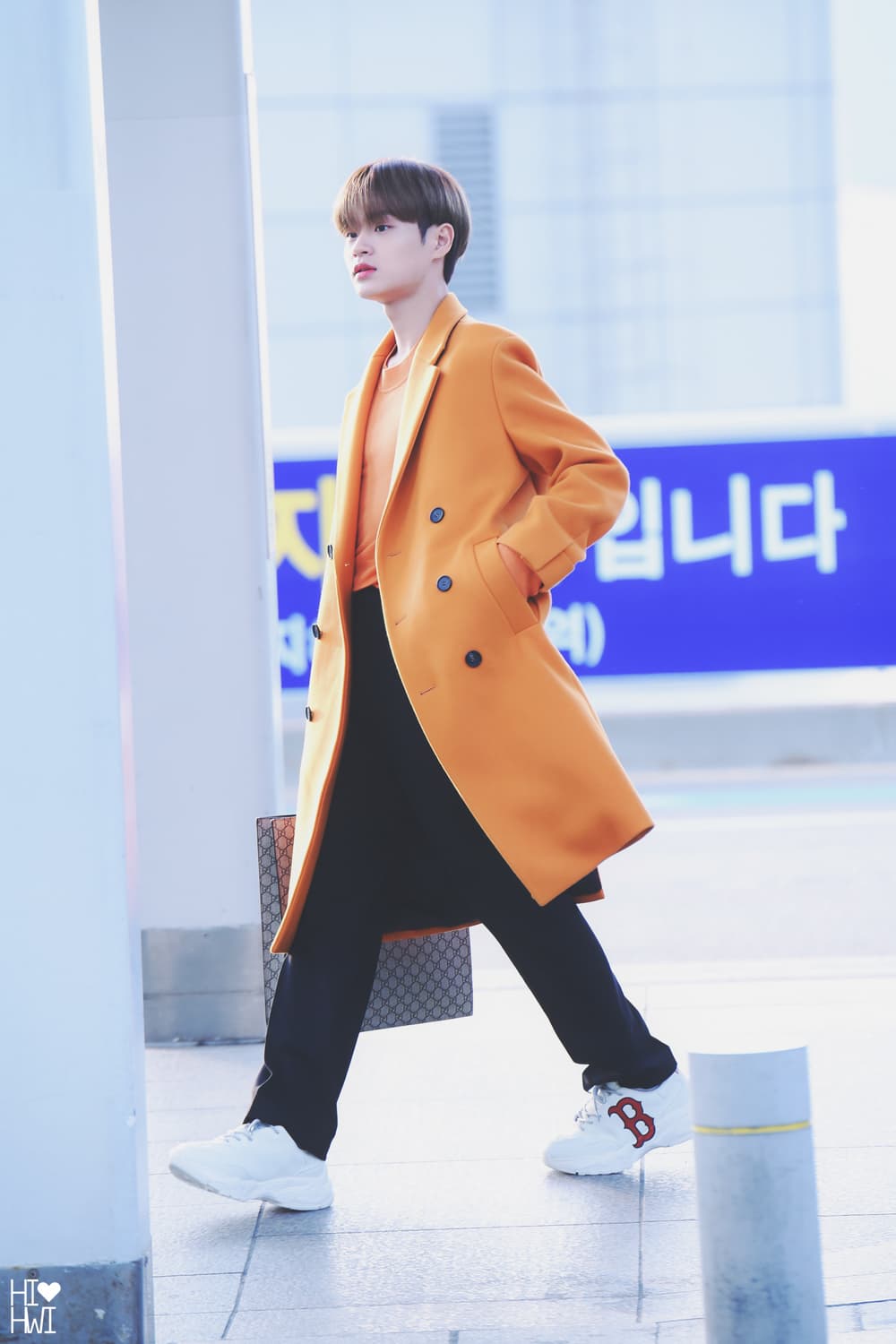 시스템옴므 오렌지 포인트 커프스 캐시미어 울 더블 코트 100사이즈 상품이미지10