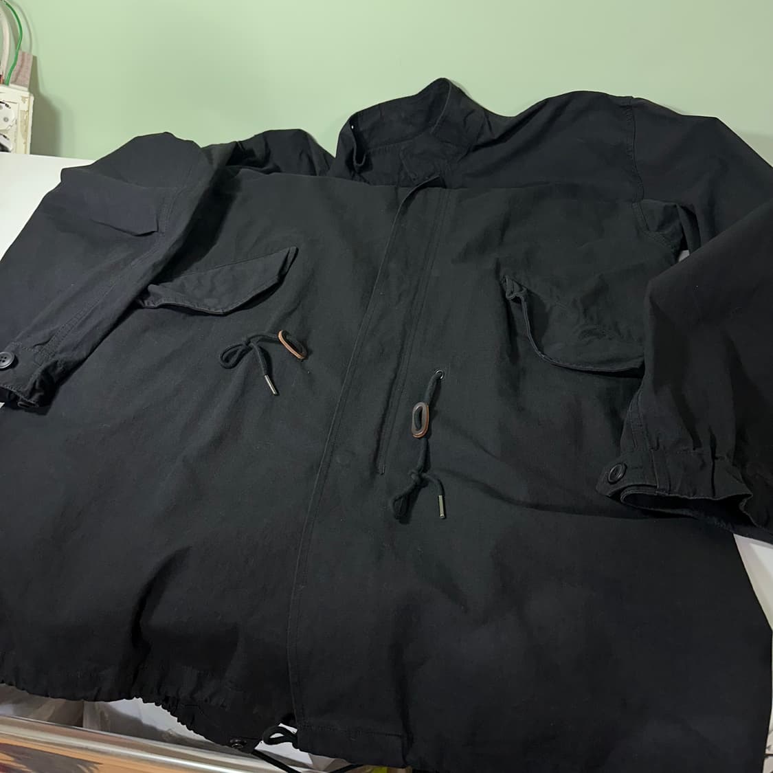 M-L 베이오프 오버핏 야상코튼 피쉬테일 야상자켓 상품이미지3