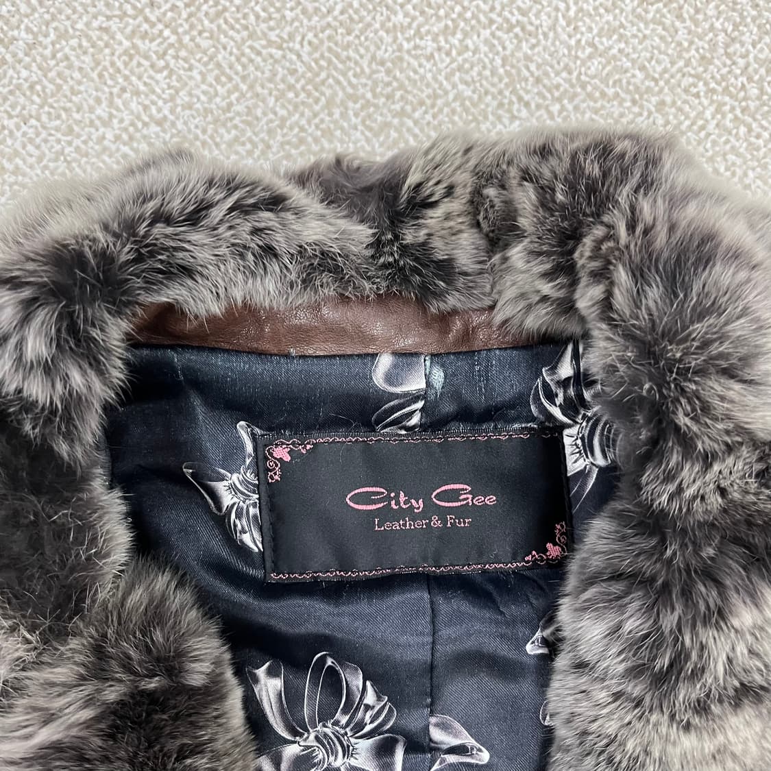 77 시티지 여성 양가죽 퍼 조끼 0213M 상품이미지2