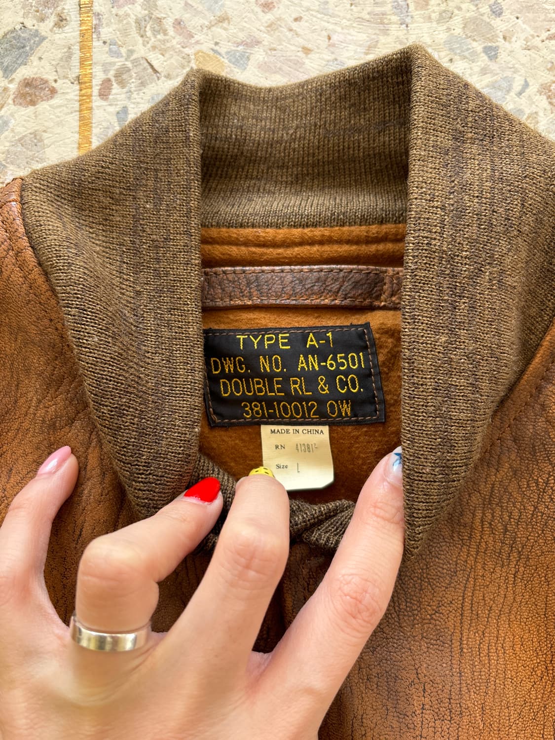 RRL A-1 리버시블 레더자켓 상품이미지3