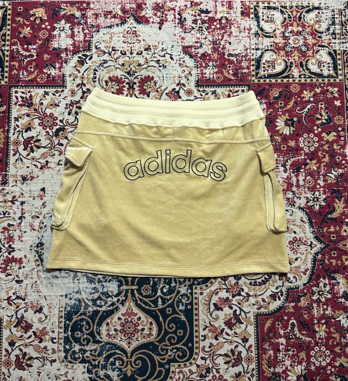 아디다스 벨벳 트레이닝 미니 카고 스커트 상품이미지1