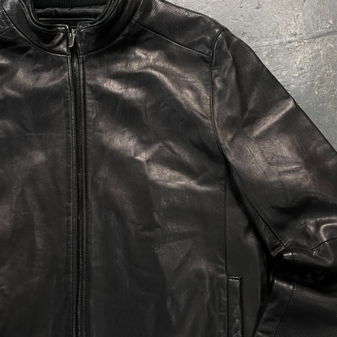 95 캘빈클라인 레더 자켓  상품이미지2