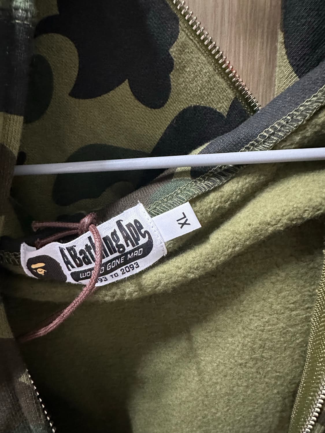 Bape 녹계 후드집업 상품이미지2