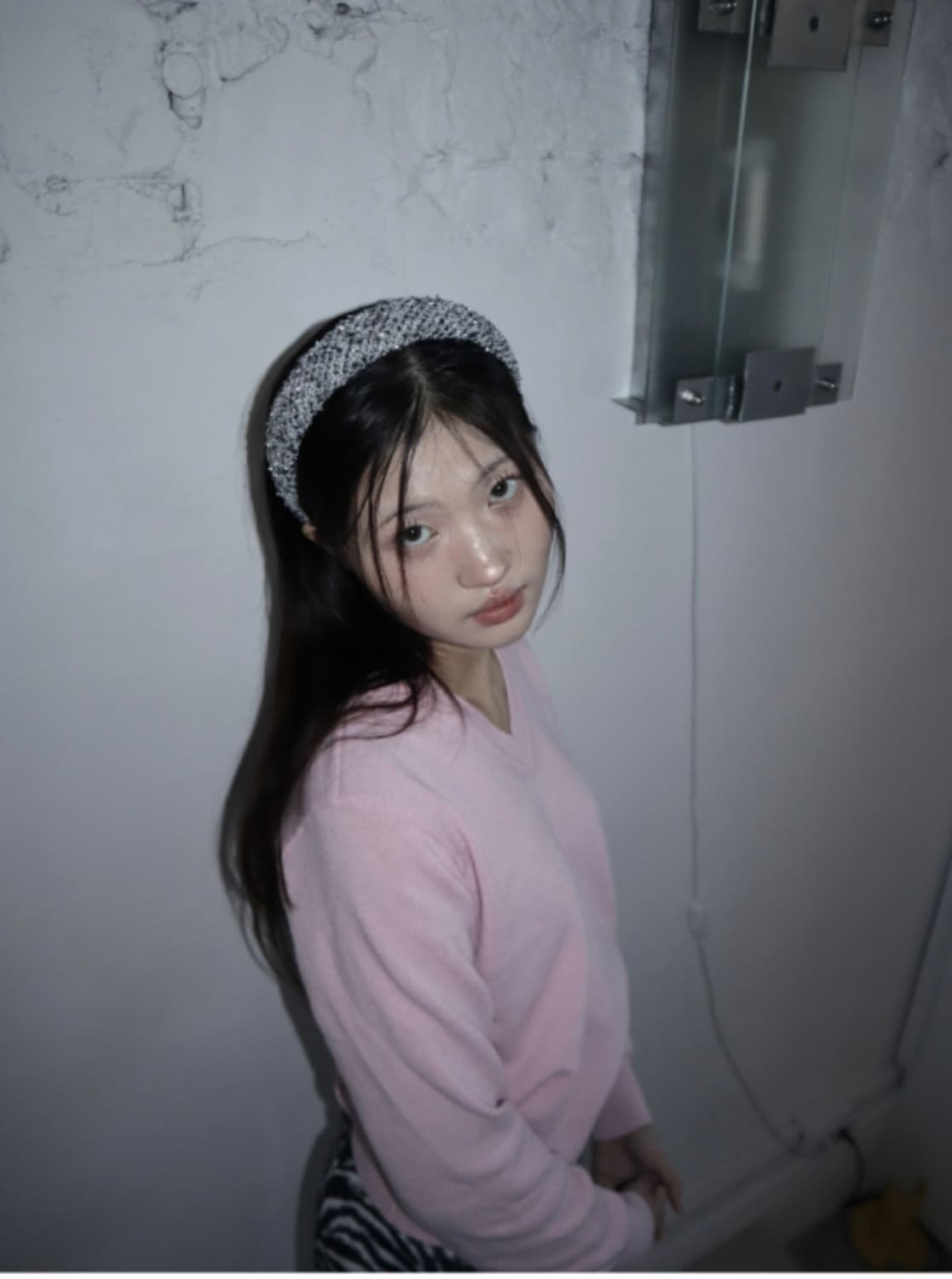 클라따 tweet hair band 은색 헤어밴드 머리띠 상품이미지2