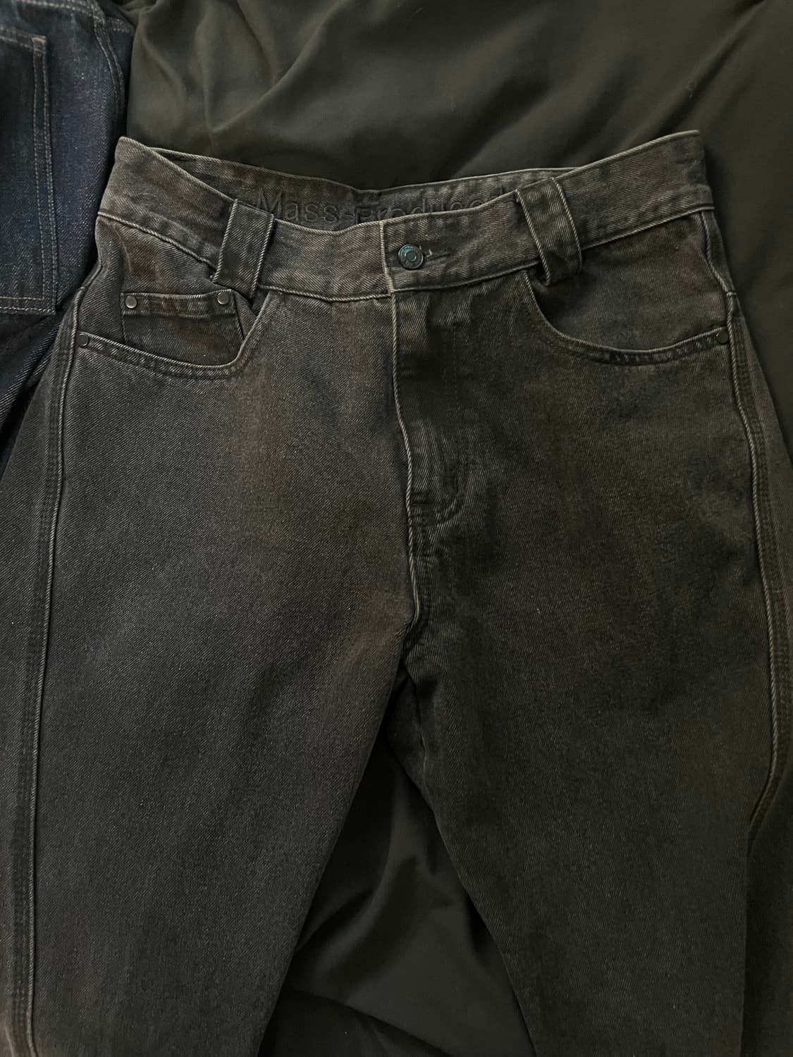 (거의 새상품) 플라스틱프로덕트 드리프트 데님 팬츠 m 상품이미지4