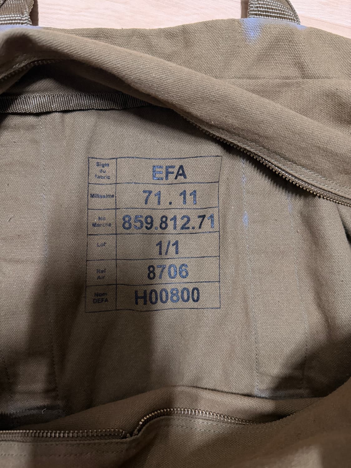 80s French Military Duffle Bag 상품이미지3