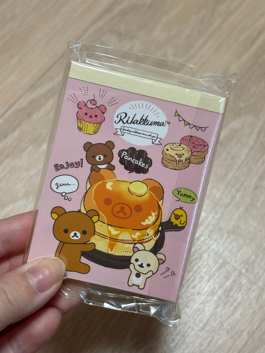 고전 산엑스 핫케이크 리락쿠마 떡메모지 상품이미지1