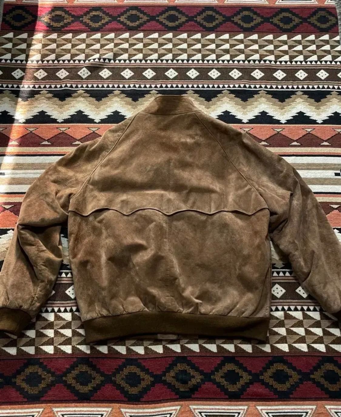 LLBEAN 엘엘빈 스웨이드 가죽 자켓 브라운 XL 상품이미지6