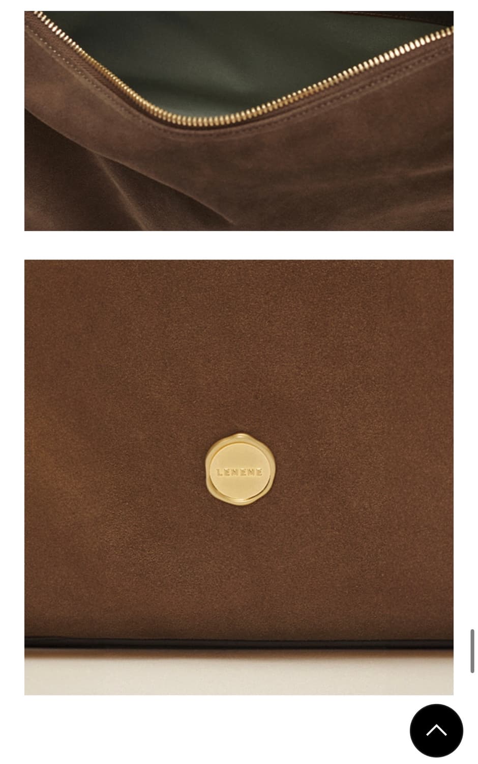 르메메 삭 아네스 스웨이드 브라운 상품이미지3