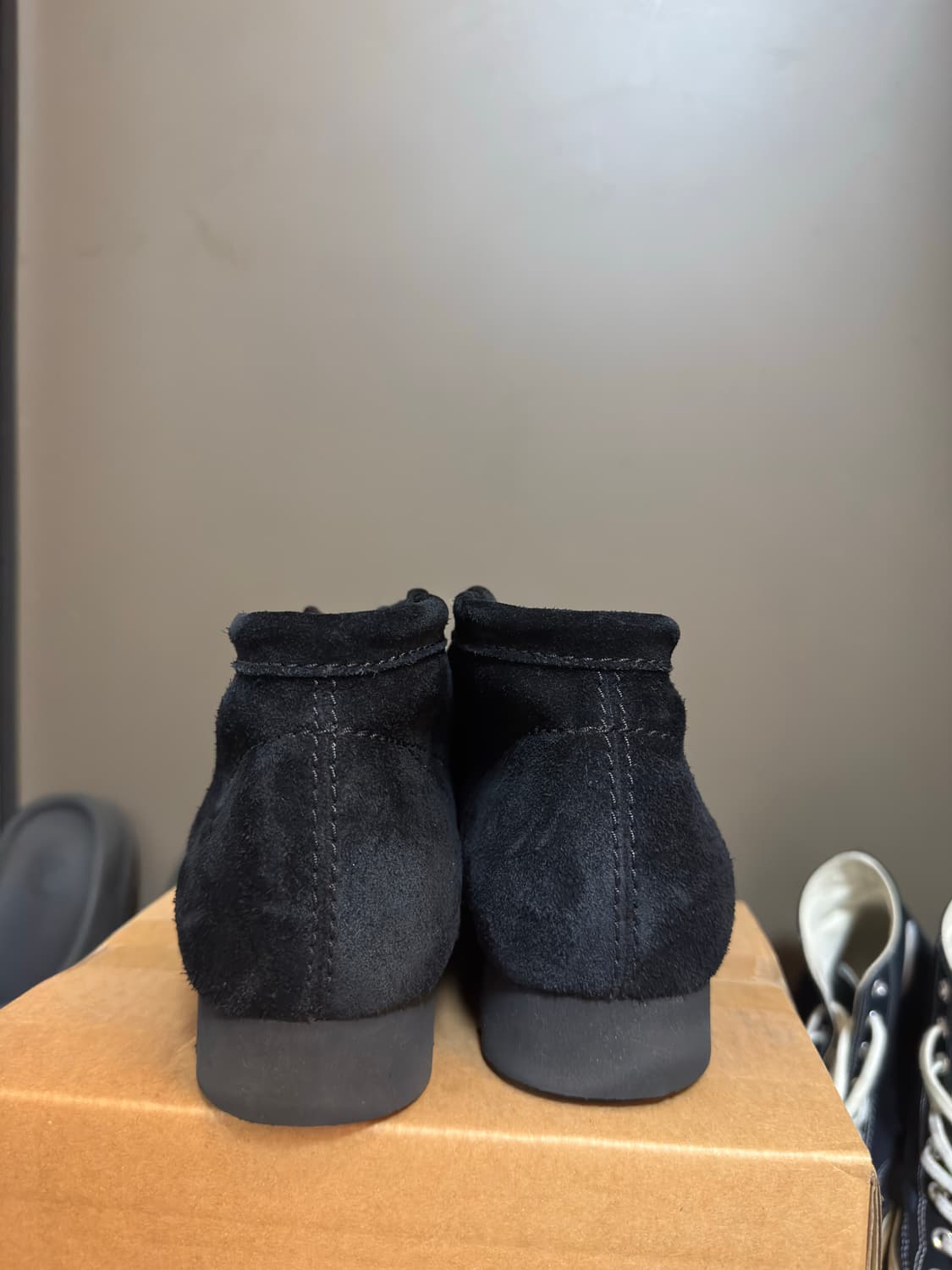 [270/UK9]포스트아카이브팩션(파프) x 클락스 왈라비BT 블랙 상품이미지4