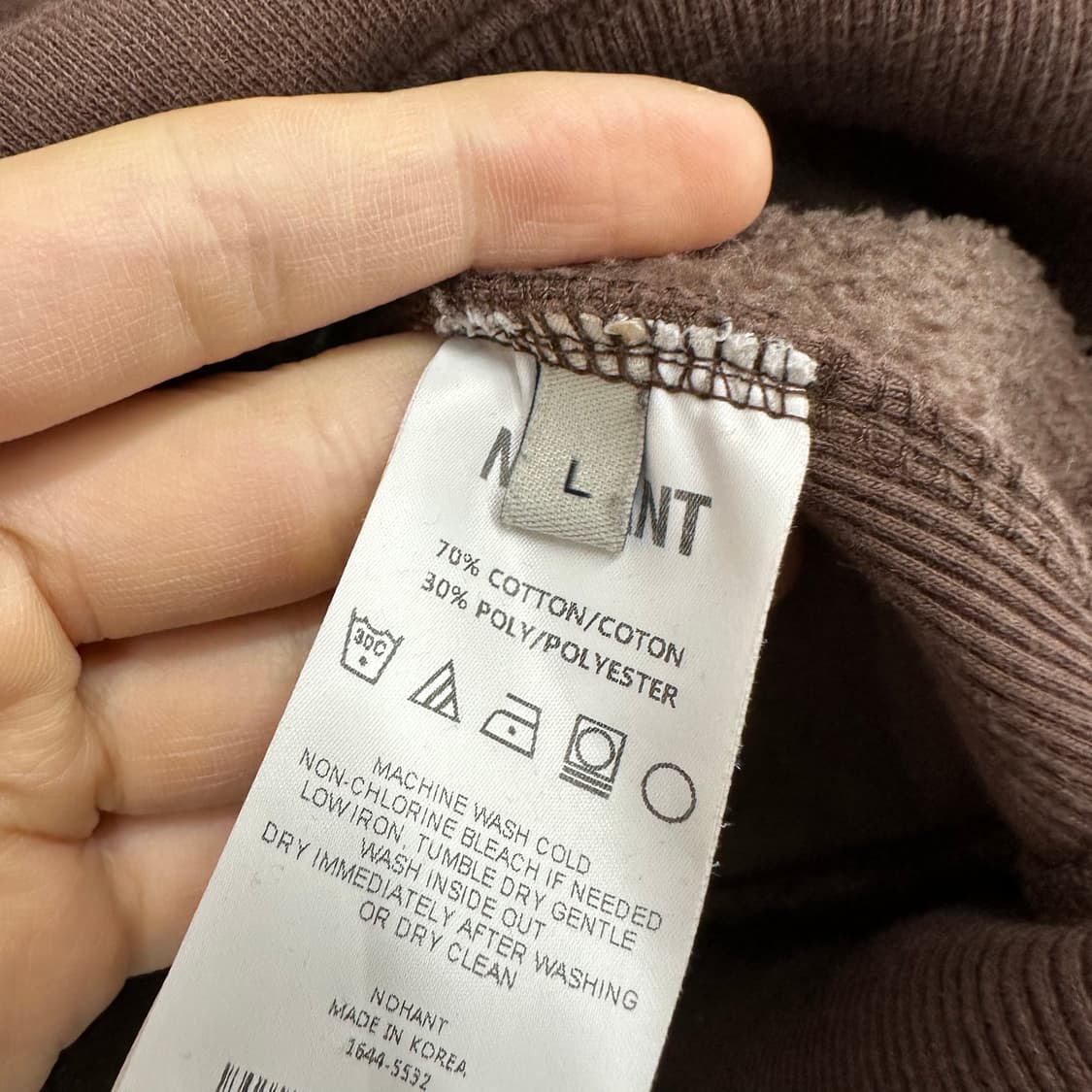 100 노앙 남자 루즈핏 맨투맨 상품이미지4