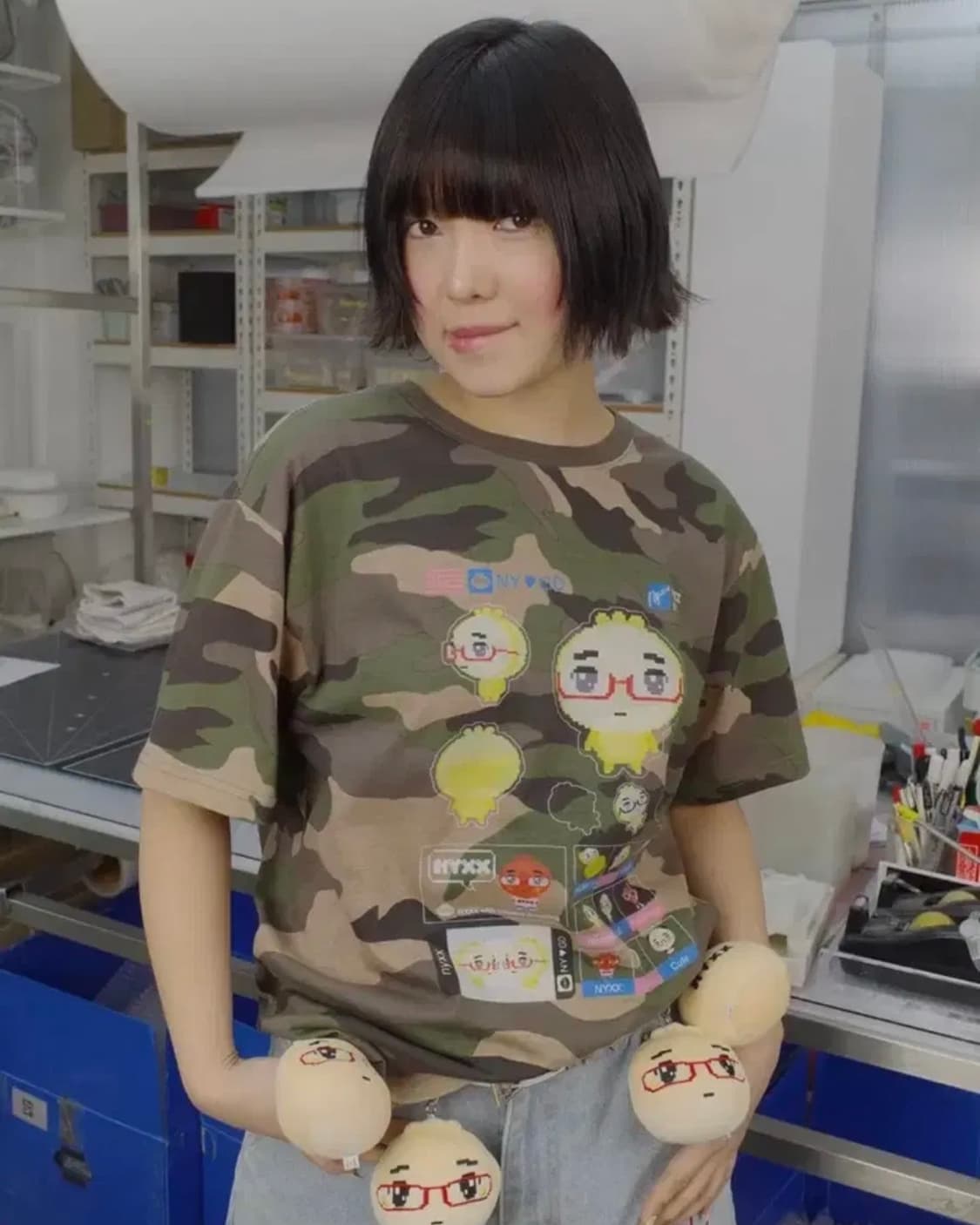 NYXX 엔와이엑스엑스 NYGD STICKER TEE CAMO 상품이미지4