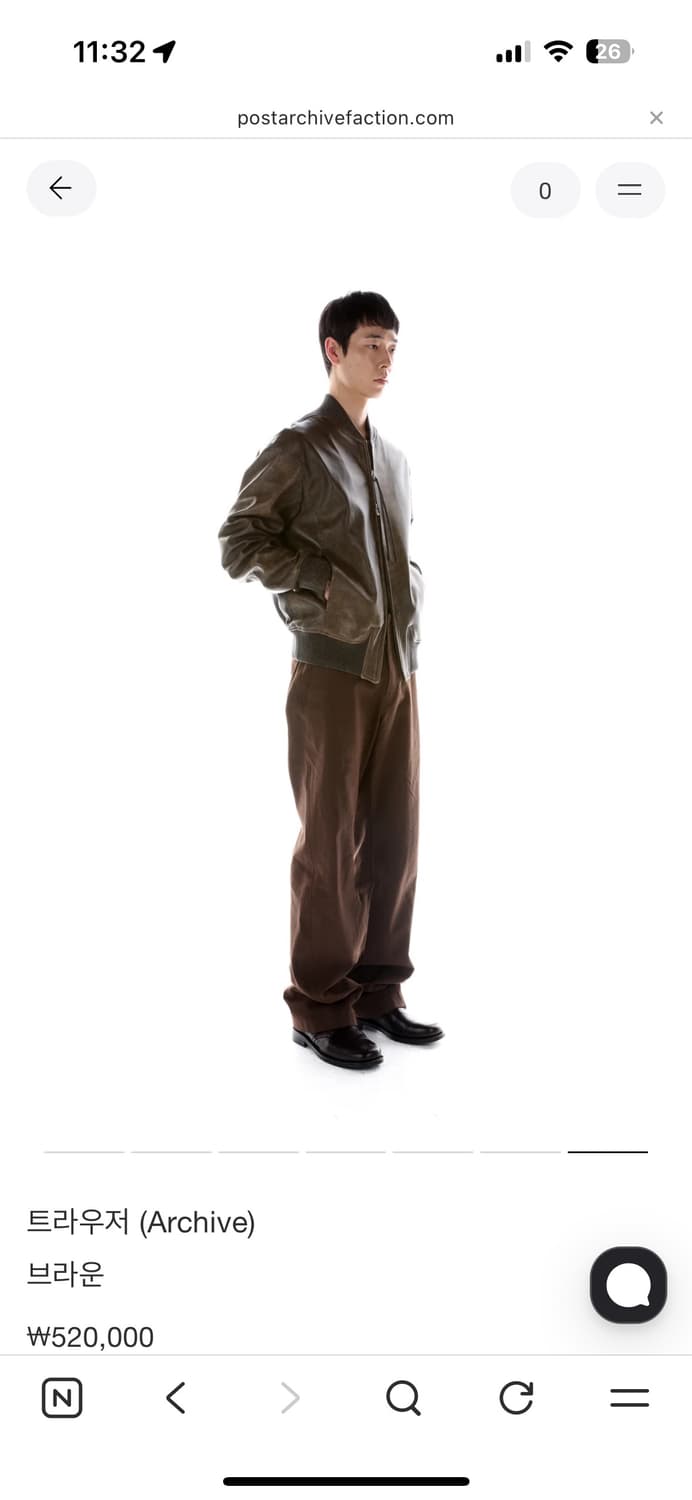 포스트아카이브팩션 트라우저 S 상품이미지2