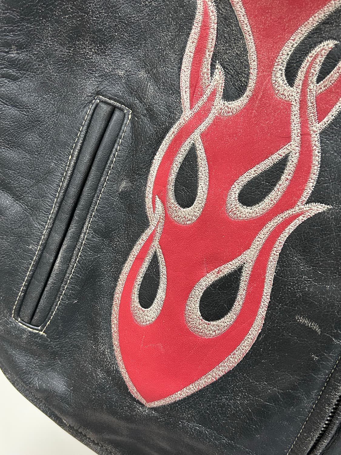 90s 할리데이비슨 레더 베스트 상품이미지3