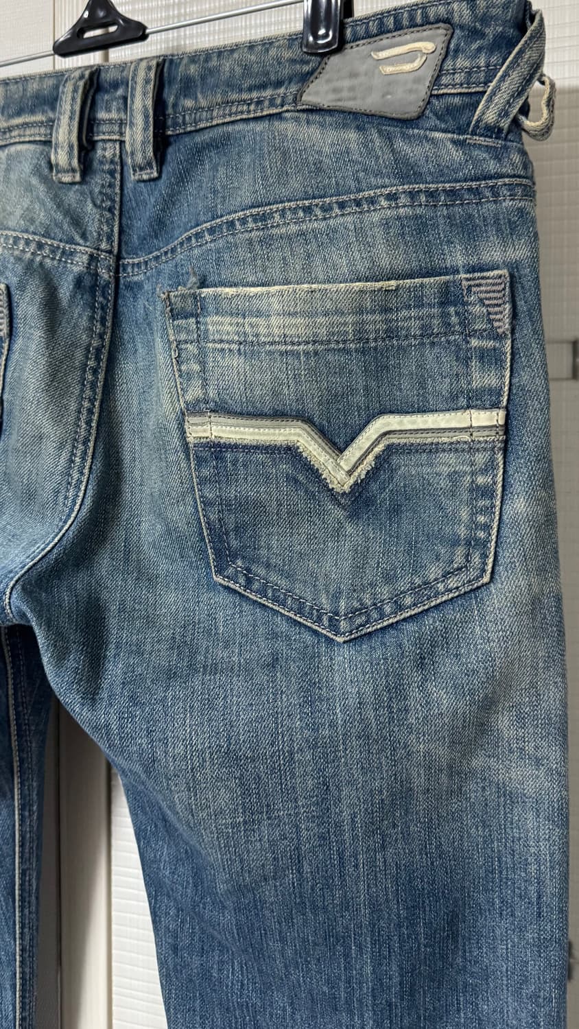 00s 디젤 troureg 세미부츠컷 데님 28-32(30inch)  상품이미지4