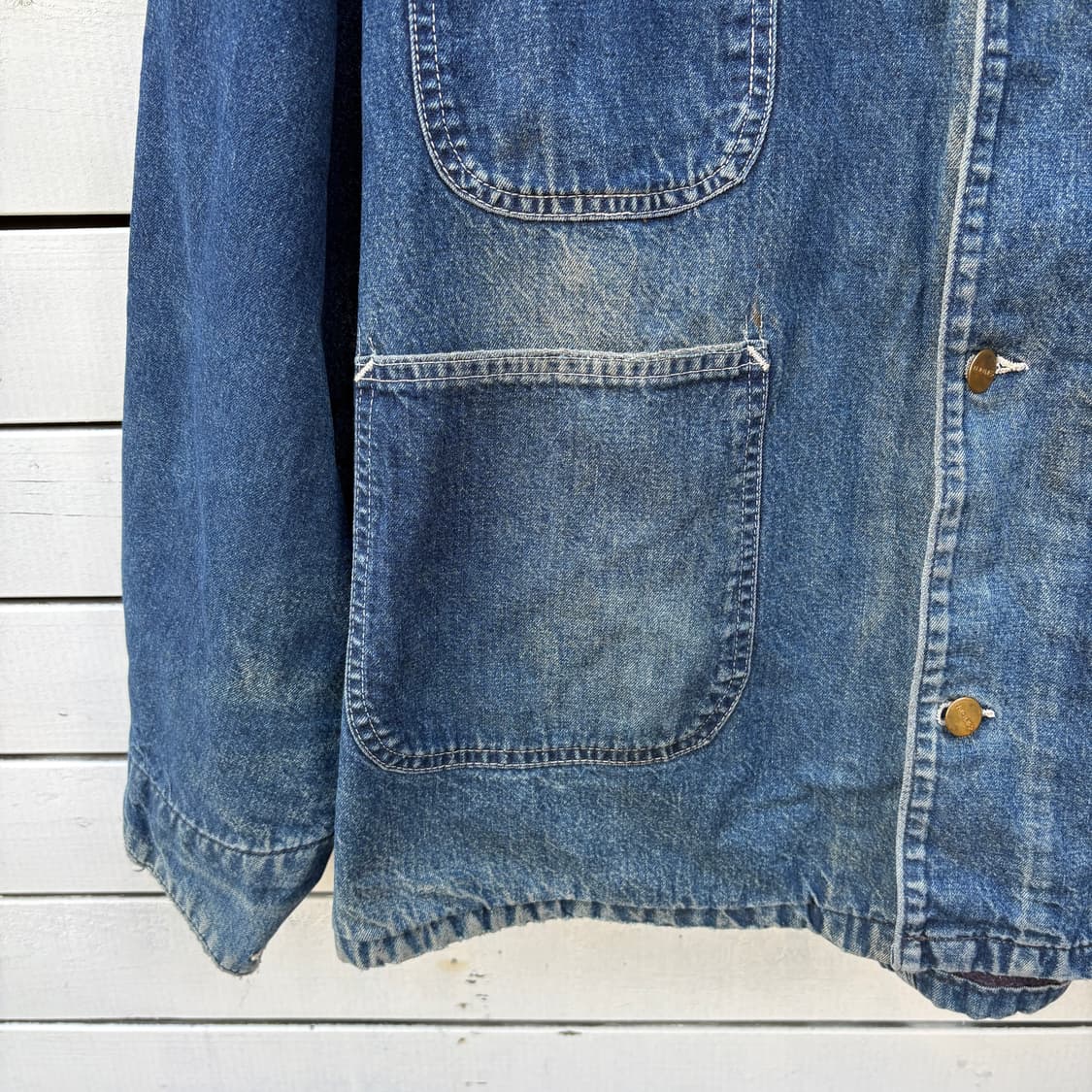 Carhartt 80~90s 칼하트 데님 초어자켓 워크자켓 상품이미지4