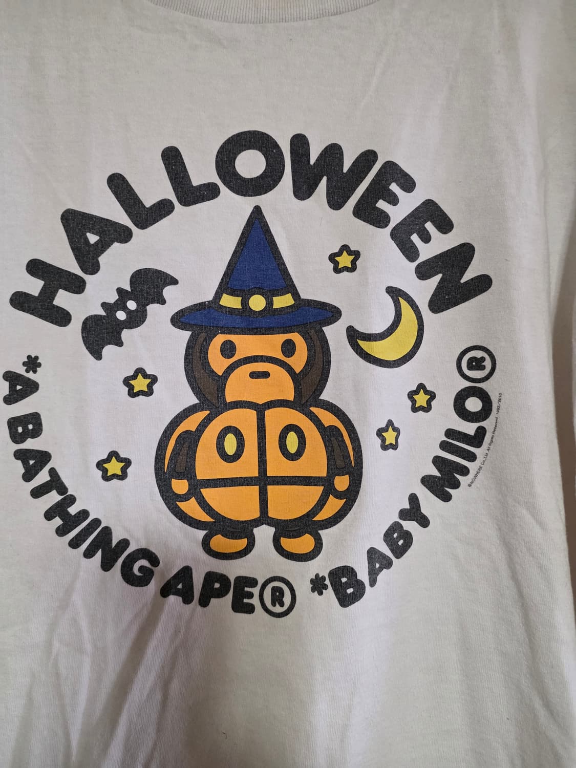 [L] 베이프 베이비마일로 할로윈 컬리지 반팔티 상품이미지7